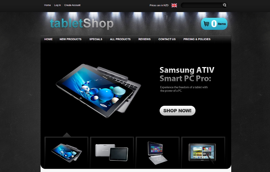 Tablet Shop