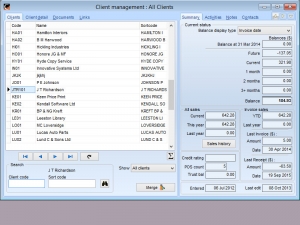 Debtor management|Debtor detail|Create an invoice|View client orders|Convert an order to packing slip or invoice|Invoice a packing slip|Custom reporting|Debtors setup|